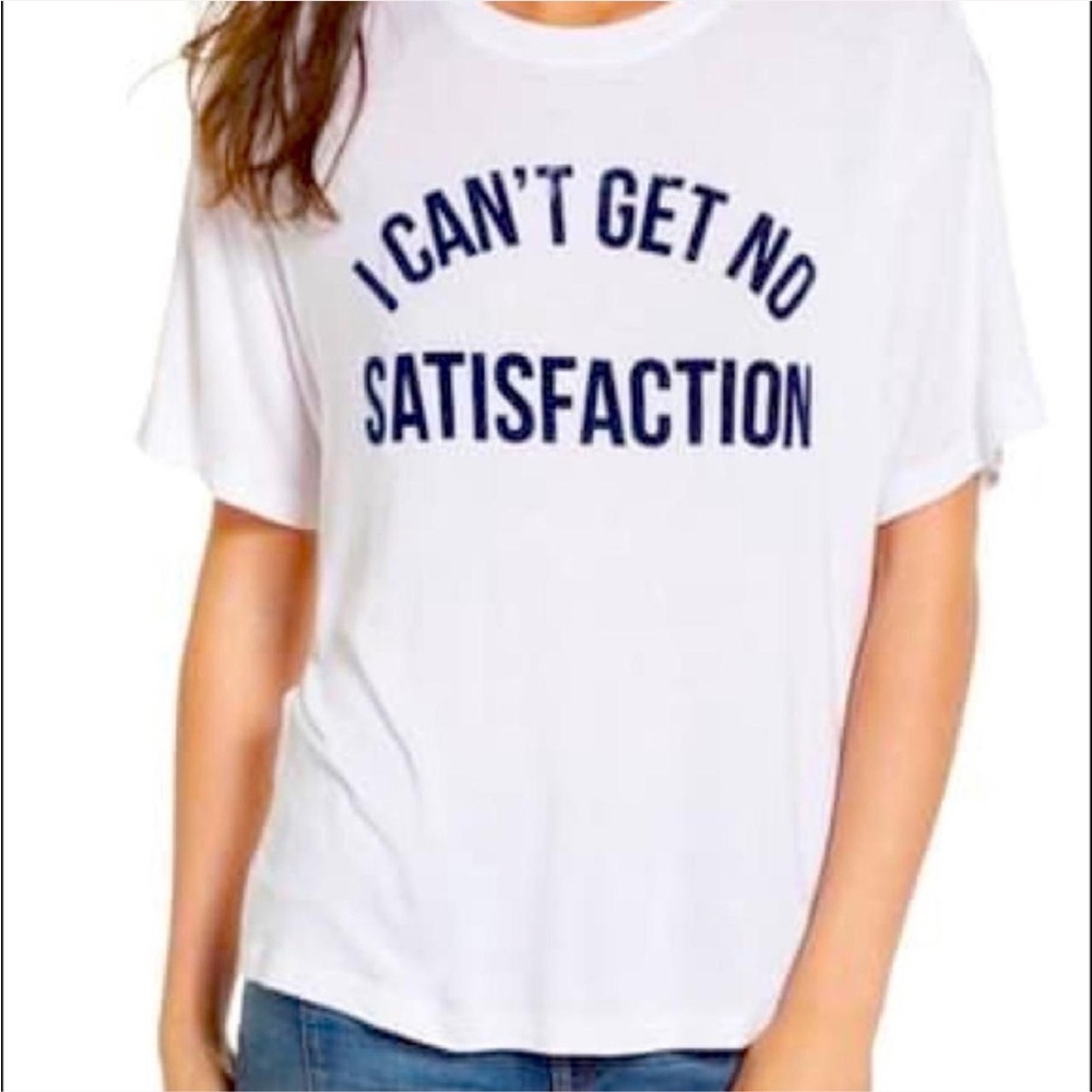 Daydreamer I Can’t Get No Satisfaction Band Graphic Tee Rolling Stones medium